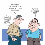 El humor de Pachi en un Flá