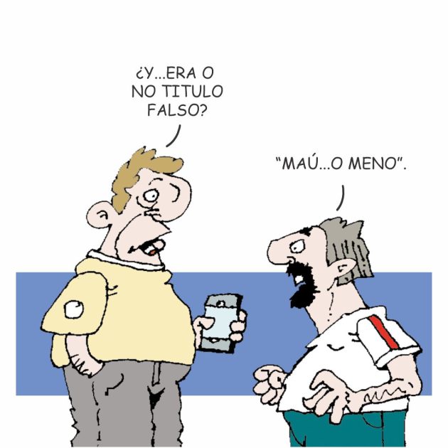 El humor de Pachi en un Flá