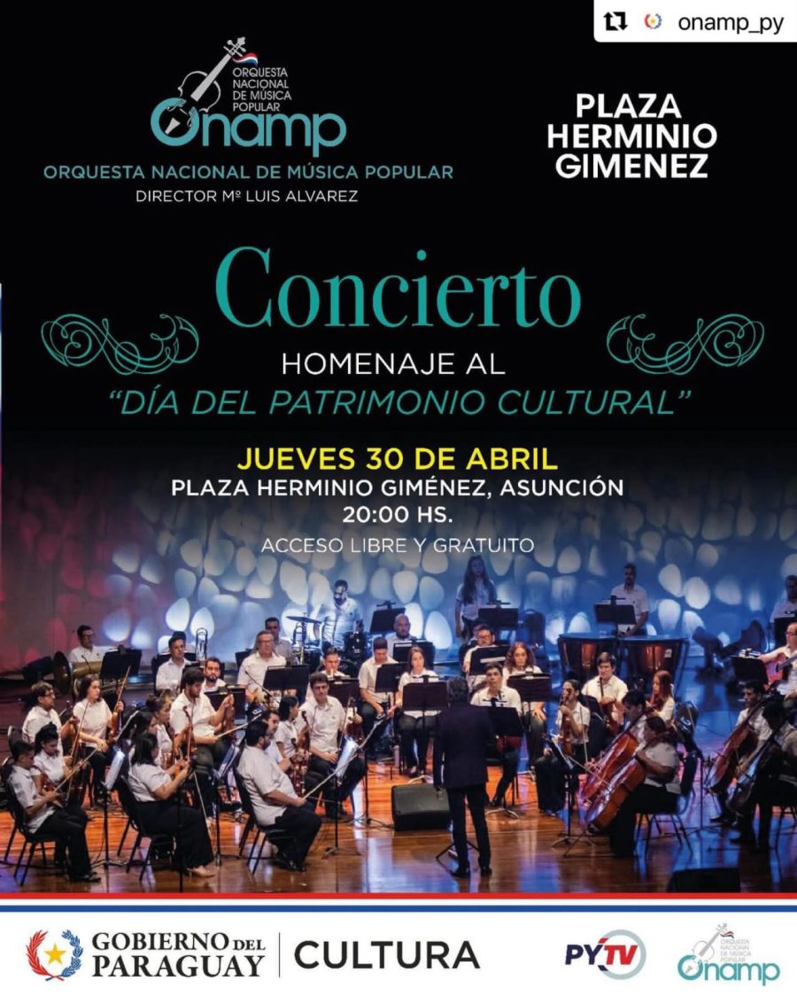 Concierto de música popular en la Plaza Herminio Giménez